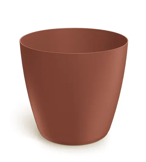 Doniczka osłonka plastikowa cylindryczna Mate cegła palona 30 cm
