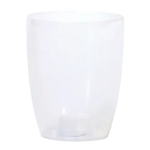 Doniczka Coubi 16 cm transparentna