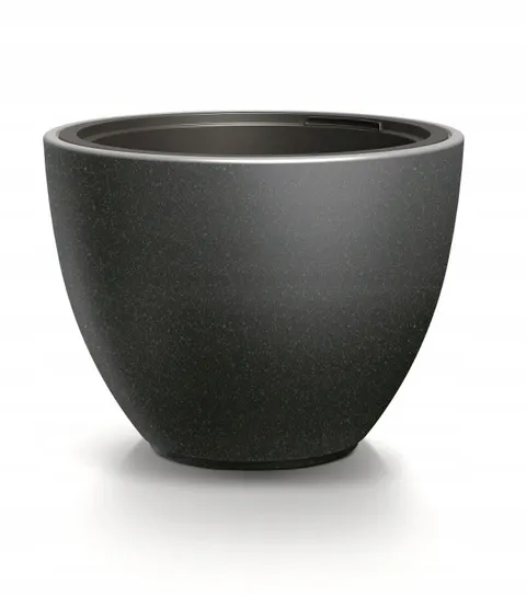 Doniczka Heos Eco Wood - Antracytowa 30 cm DBHEM300W-S433W