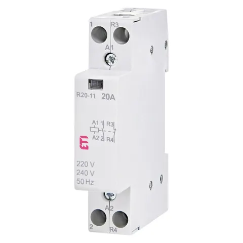 Stycznik modułowy 20A 230VAC 2P 1NO 1NC (1Z 1R) 1M, R20-11 230V; 002461220 ETI