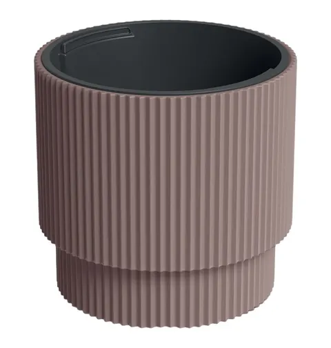 Doniczka plastikowa z wkładem Milly marsala 30cm