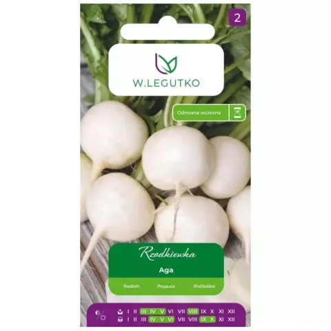 Rzodkiewka Aga - nasiona 5 g