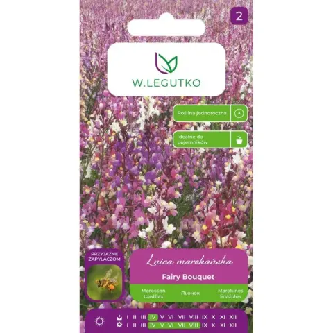 Nasiona Lnica marokańska Fairy Bouquet mieszanka 0,5g