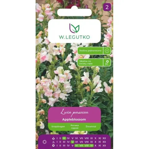 Nasiona Lwia paszcza Appleblossom różowa 0,6g