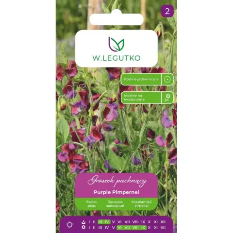 Nasiona Groszek pachnący Purple Pimpernel 3g