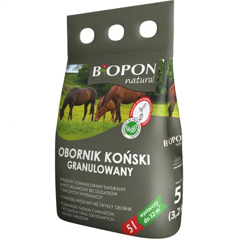 BIOPON NATURAL Obornik granulowany KOŃSKI, 5 l