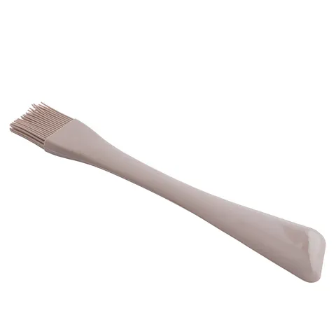 SZPATUŁA SILIKONOWA Z PĘDZELKIEM 2w1 26cm TAUPE