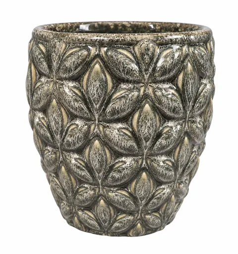 DONICA VIDA EGG POT B.BLACK 18x17 cm CERAMICZNA CIEŚLAK