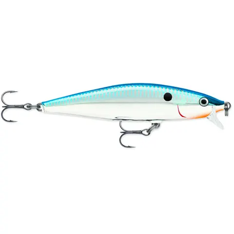 Wobler Rapala Flat Rap 10 cm 12 g SB Silver Blue – pływający