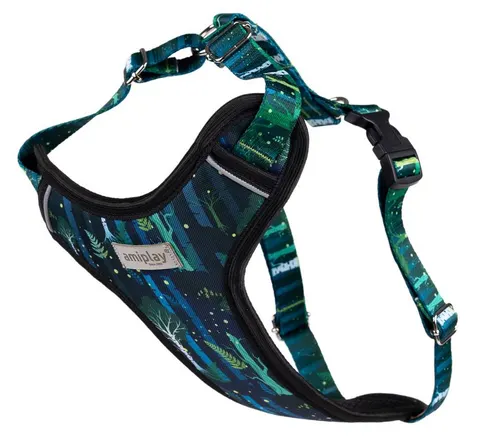 Szelki bezuciskowe dla psa AmiPlay BeNature Discovery Forest S 30-40 cm131206