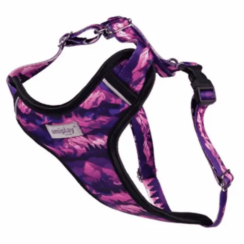 Szelki bezuciskowe dla psa AmiPlay BeNature Discovery Mountains M 35-50 cm