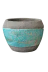 AZZURRO DONICA OKRĄGŁA WIĘKSZA C28515B839 CERAMIKA TURKUSOWA