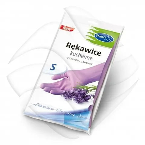 Rękawice Gumowe Lawendowe Stella