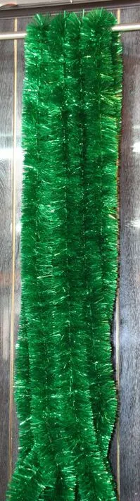 Łańcuch choinkowy Gęsty 50 mm x 6 m Zielony Błyszczący