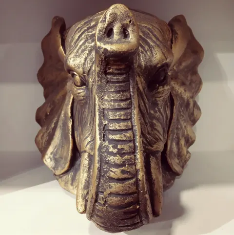 Osłonka do Roślin Planter Elephant Magnesium Gold - 27x27x14,5 cm