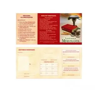 Legitymacja ministranta - 03064
