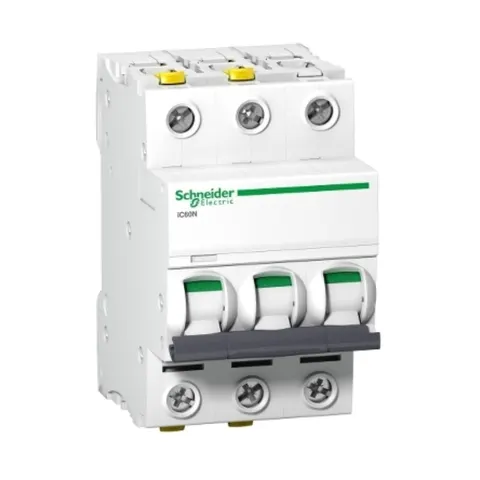 Wyłącznik nadprądowy 3P B 6A 6kA 400VAC, Acti9 iC60N-B6-3; A9F03306 SCHNEIDER ELECTRIC