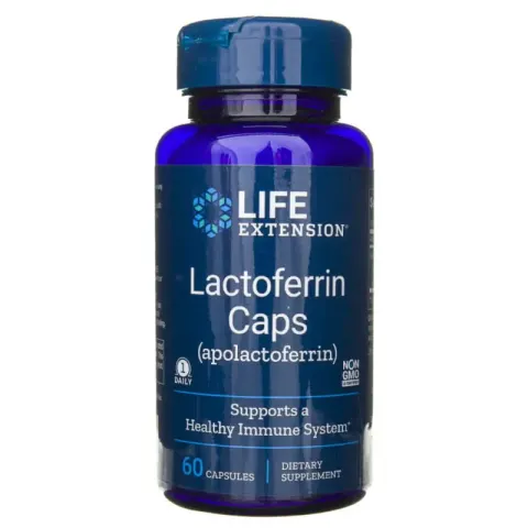 LIFE EXTENSION Lactoferrin Caps - Laktoferyna (60 kaps.)
