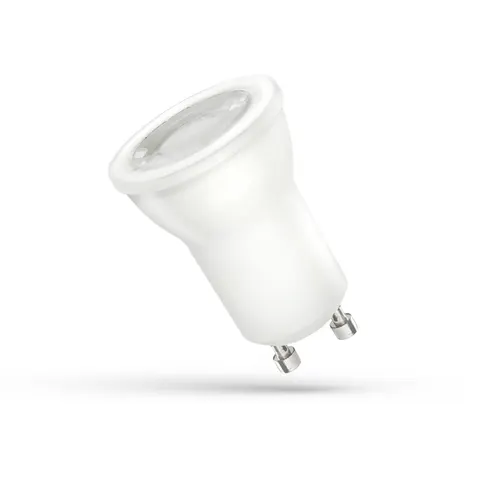 Żarówka LED MR11 GU10 2W SMD 230V Ciepła, 45st. z soczewką Spectrum
