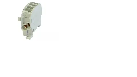 Blok rozdzielczy odgałęźny Al/Cu drut 2x25mm2 linka 2x16mm2 152A/101A 1000VAC/DC SCB 25 szary, SIMBLOCK; 81501002 SIMET