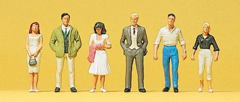 Przechodnie, Preiser 10022, figurki H0-1:87