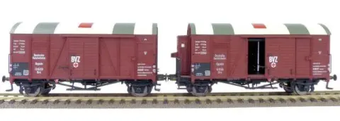 Zestaw 2 wagonów krytych Grs H0-1:87 DRG ep. II Czerwony Krzyż, Exact-train EX20190