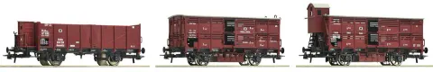 Zestaw 3 wagonów towarowych H0-1:87 KPEV ep. I, Roco 76060