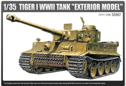 Czołg Tiger I 1:35 Early Version, Academy 13264