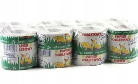 Papier toaletowy Kaczory 30 m 8 rolek szary vv - 69009