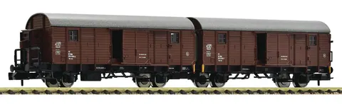 Zestaw 2 krytych wagonow Hkr-v "Dresden" N-1:160 ÖBB ep. IV, Fleischmann 830606, PROMOCJA!!!