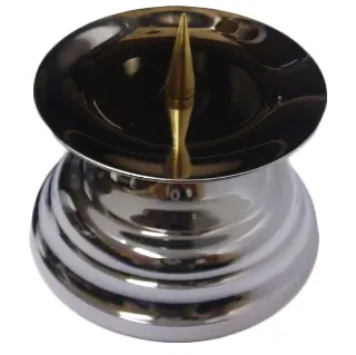 ŚWIECZNIK OŁTARZOWY CHROM 6CM