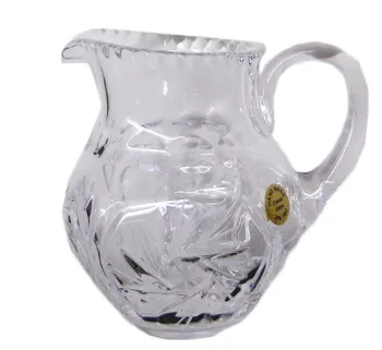 Dzbanek kryształowy wys. 11 cm, śr. 6 cm - 34806