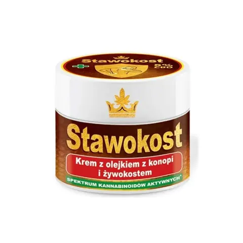 STAWOKOST Krem z olejkiem z konopi CBD 5% - 50ml Asepta