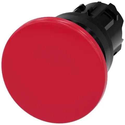 Przycisk grzybkowy 22mm okrągły tworzywo czerwony 40mm z samopowrotem SIRIUS ACT; 3SU1000-1BD20-0AA0 SIEMENS