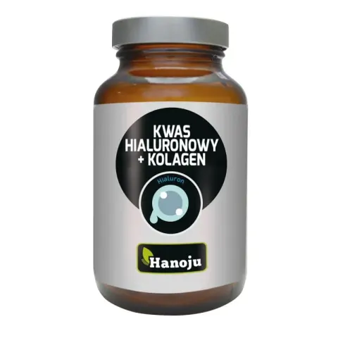 Kwas hialuronowy + Kolagen 250mg 60 kaps. Hanoju
