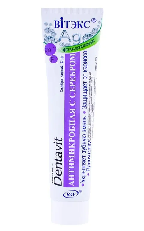 Dentavit - Antybakteryjna pasta do zębów z jonami srebra, Biosfera