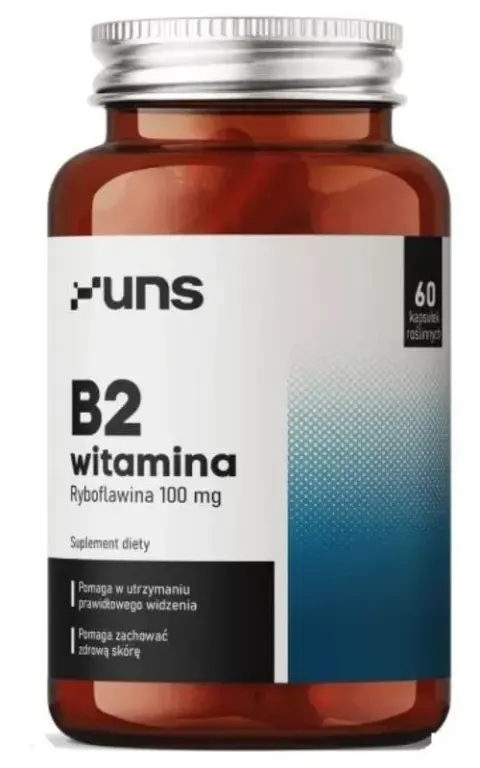 Witamina B2 100mg 60 kapsułek UNS