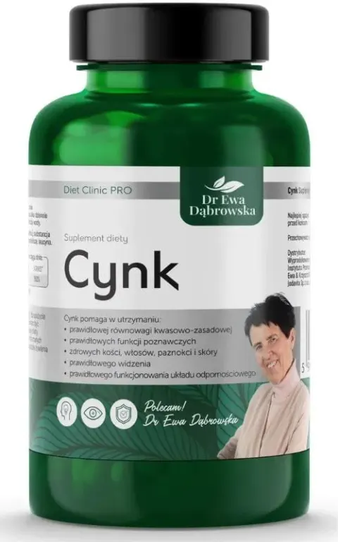 Cynk 15 mg, 120 kapsułek Dr Ewa Dąbrowska