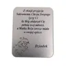 Płytka grawerowana CHRZEST od DZIADKA SAMOPRZYLEPNA 4x3cm różne wzory - 07608
