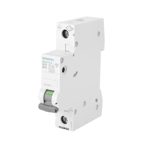 Wyłącznik nadprądowy 1P B10 6kA 400V 1M; 5SL6110-6 SIEMENS
