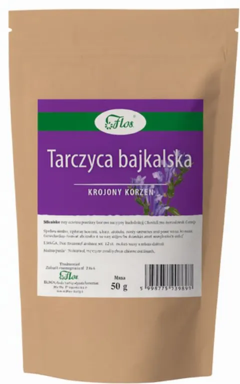 Tarczyca bajkalska krojony korzeń 50g FLOS
