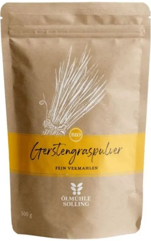 Ölmühle Solling Bio trawa jęczmienna - puder 500g