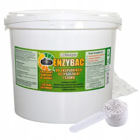 Biozym - enzybac 5 kg bakerie do szamb i oczyszczalni
