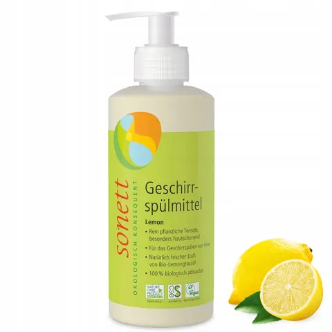 Sonett - płyn do mycia naczyń cytrynowy eko 300 ml