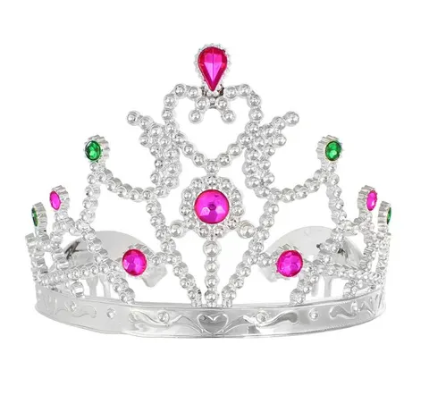 Diadem księżniczki kolorowe kamyki
