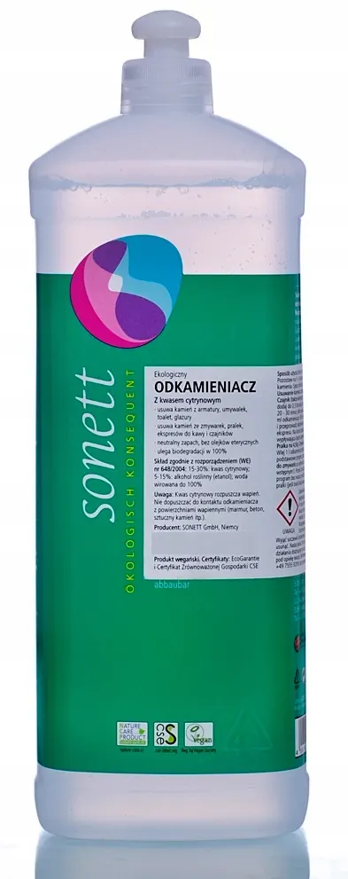 Sonett - odkamieniacz eko 1 litr