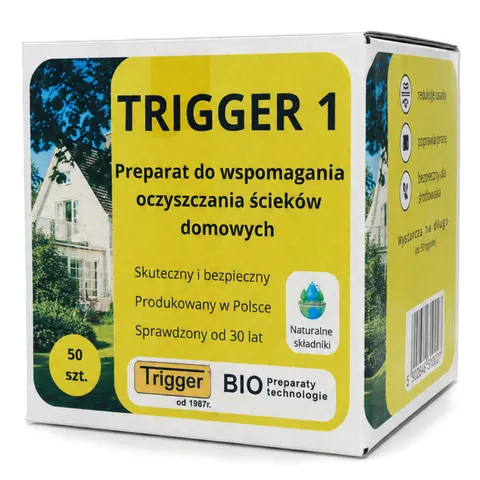 Trigger-1 - 50 saszetek bakterie do szamba i oczyszczalni