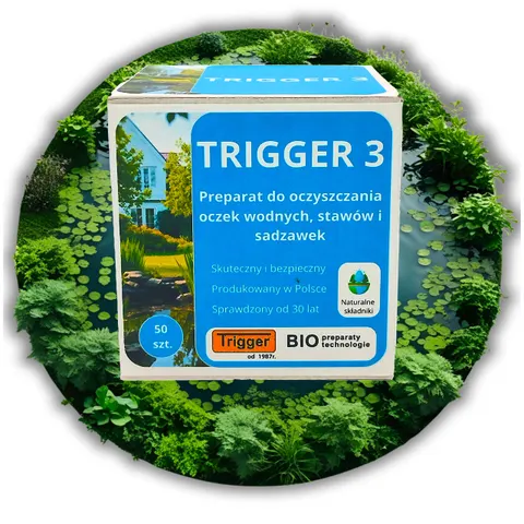 Trigger-3 - 50 saszetek bakterie do oczka wodnego