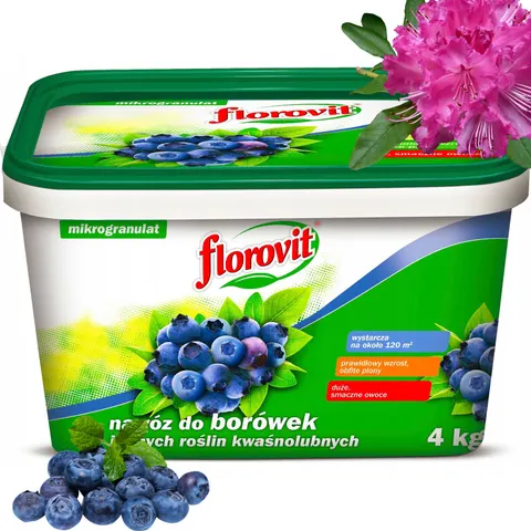 Florovit - nawóz do roślin kwaśnolubnych borówek 4 kg