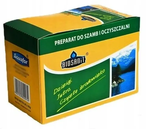 Aquafor - biosanit saszetki 20x30g eko bakterie do szamb i oczyszczalni